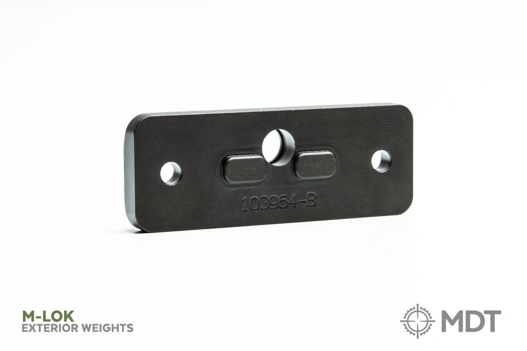 MDT ACC CHASSIS WEIGHTS - EXTERNAL FOREND (PAIR)